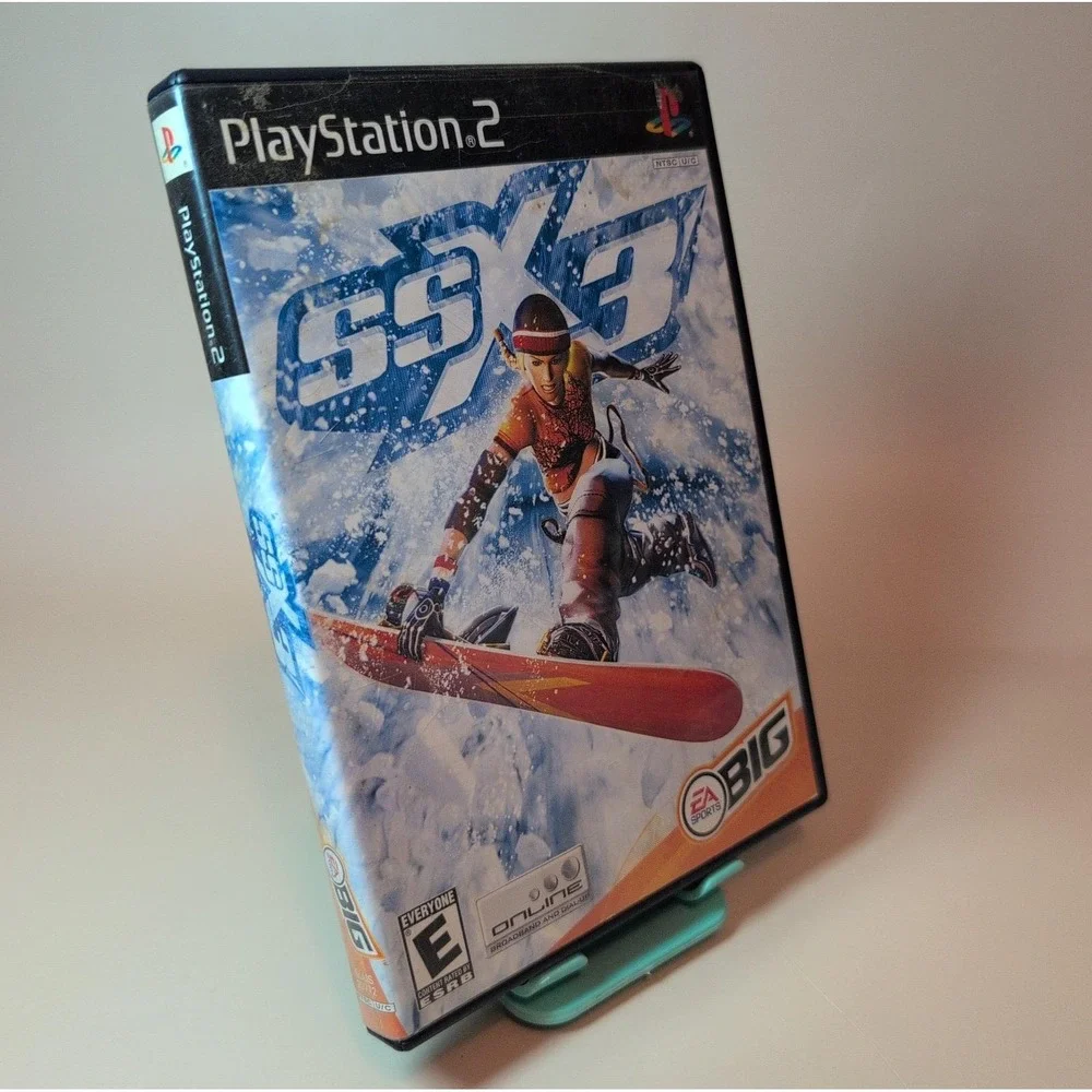 SSX 3 PlayStation 2 PS2 Black Label CIB Complete Tested Working Snowboarding